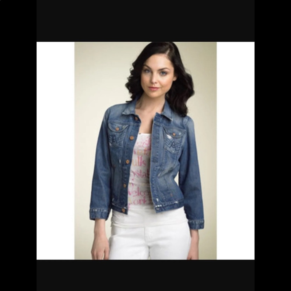 7 For All Mankind “A” pocket denim jean jacket